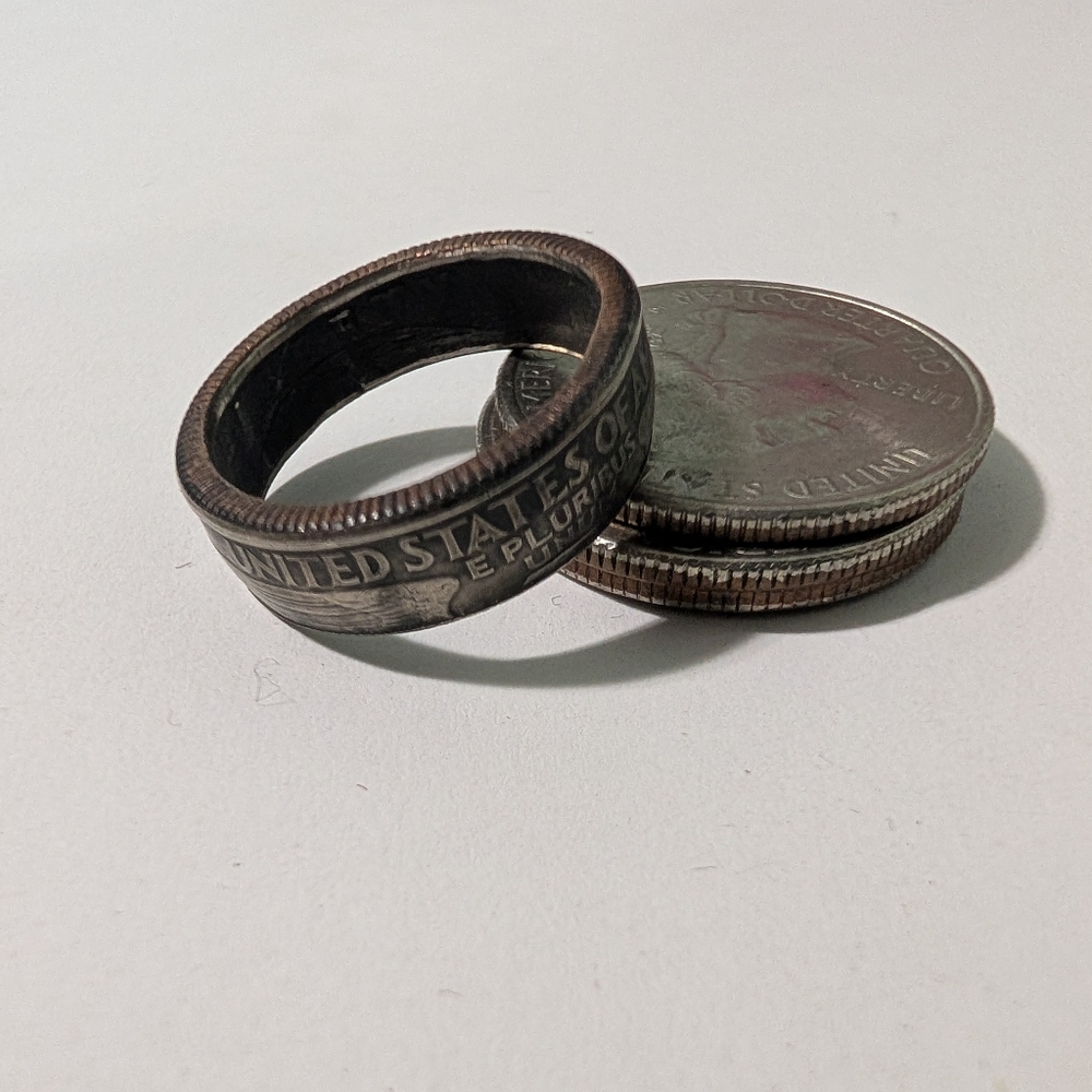 Quarter Coin Ring Size 7.5